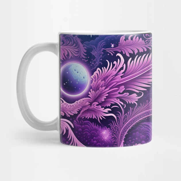 Other Worldly Designs- nebulas, stars, galaxies, planets with feathers by BirdsnStuff